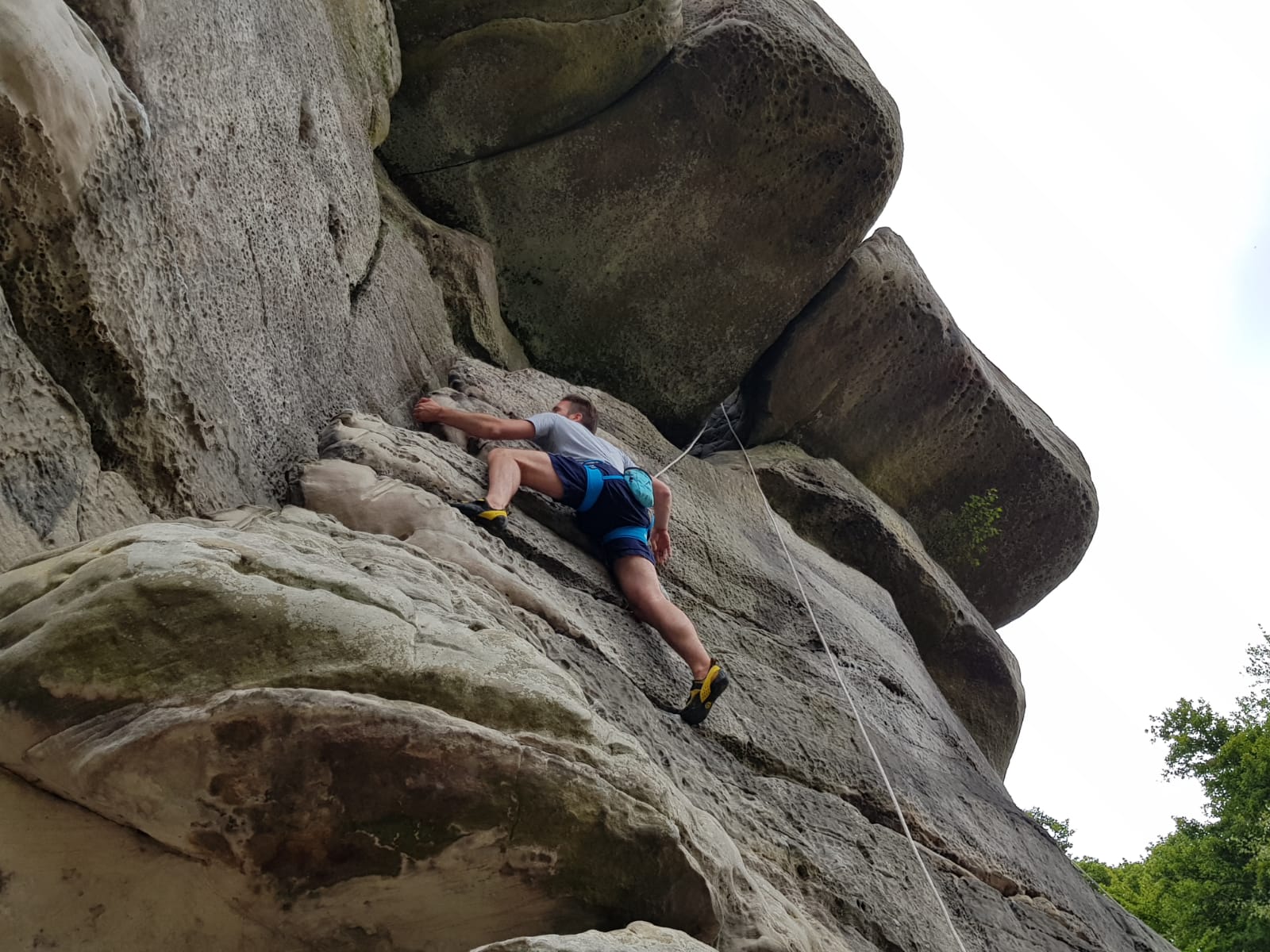 Will reaching the flake on Sapper (5c). Spy the hole!